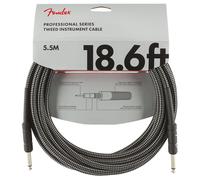 Fender Professional Series Instrument Cable 5.5M / 18.6 Gray Tweed