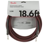 Fender Professional Series Instrument Cable 5.5M / 18.6 Red Tweed