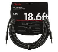 Fender Deluxe Instrument Cable, Straight/Angle, Gold Jacks, 10ft