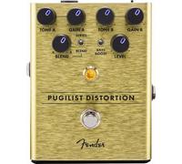 Fender Pugilist Distortion Guitar Effects Pedal, Dual Gain | Dual gain channels, heavy distortion for electric guitar, blend control, rock & metal, beginner & pro, true bypass