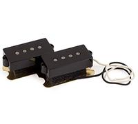 Fender Pure Vintage '63 Precision Bass Pickup, Black | Vintage single-coil P bass pickup replacement, authentic '63 tone, direct-fit upgrade, ideal for Precision Bass, black covers