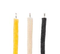 Fender Pure Vintage Cloth Covered Hookup Wire Black/White/Yellow 3 Pack (10 ft)