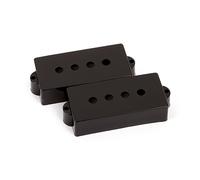 Fender Pure Vintage Precision P Bass Pickup Covers Set of 2 (Black)