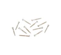 Fender Pure Vintage Slotted Telecaster Neck Pickup Screws Pack of 12 (Nickel)