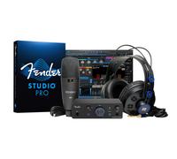 Fender Quantum Creator Bundle | Home Recording Kit with Quantum LT 2 USB-C Interface, M7 Condenser Microphone, HD7 Headphones, XLR Cable, Mic Stand,