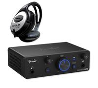 Fender Quantum LT 2 2x2 Channel USB-C Audio Interface with Keepdrum Headphones