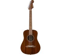 Fender Redondo Mini Acoustic Guitar, Natural Satin | Small body travel acoustic guitar, ideal for beginners & kids, compact design, satin finish, great for on-the-go playing