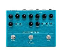 Fender Reflective Pool Delay & Reverb Floor Guitar Effects Pedal | Ambient delay & reverb, electric guitar, multiple effect modes, studio-quality tone, pedalboard-ready, gigging & recording