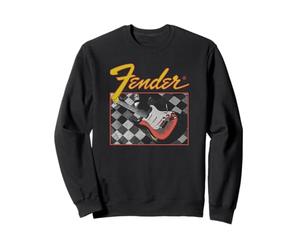 Fender Retro Vintage Guitar Checkered Sweatshirt