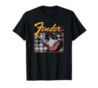 Fender Retro Vintage Guitar Checkered T-Shirt