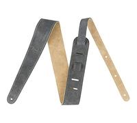 Fender© Reversible Suede Strap - 2" Wide - Gray & Tan | Reversible design made of suede and fabric, suitable for acoustic and electric guitars, 5 cm wide for comfort