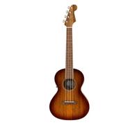 Fender Rincon Tenor Ukulele, Walnut Fingerboard, Aged Cognac Burst | Acoustic tenor ukulele for adults & beginners, walnut fingerboard, rich warm tone, ideal step-up from starter uke