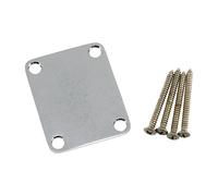 Fender Road Worn Neck Mounting Plate with Screws (Aged/Relic Chrome)