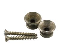Fender Road Worn Strap Buttons Nickel (2)