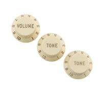 Fender Roadworn Strat Knobs WHT