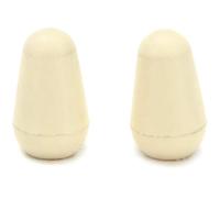 Fender Road Worn Stratocaster Switch Tip, Aged White (2)