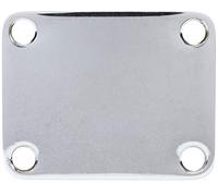Fender Road Worn Guitar Neck Plate inc Screws Chrome