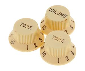 Fender Roadworn Strat Knobs WHT