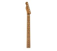 Fender Roasted Maple Tele LH Replacement Guitar Neck, 22 Jumbo Frets, 12" | Left-handed roasted maple Telecaster neck, 22 jumbo frets, 12" radius, flat oval shape, direct Fender replacement