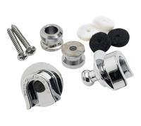 Fender Schaller Strap Locks Chrome - Pack of 2 | Secure strap locks, fits electric & acoustic guitars, chrome finish, Schaller mechanism, reliable strap security, 2x included