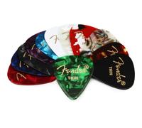 Fender, Shape, Celluloid, Medley, Picks, Guitar, Thin, 351, 12