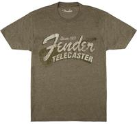 Fender® Since 1951 Telecaster™ T-Shirt, Military Heather Green, S