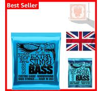 Fender Slinky Bass Strings 40-95 Gauge Nickel Uncoated 4-String USA