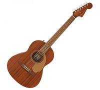 Fender Sonoran Mini Acoustic Guitar, All Mahogany w/Gig Bag