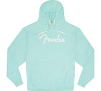Fender Spaghetti Logo Hoodie, Daphne Blue, L