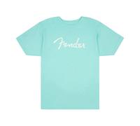 Fender Spaghetti Logo Men's T-Shirt (X-Large, Daphne Blue)