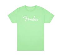 Fender Spaghetti Logo Men's T-Shirt (X-Large, Surf Green)