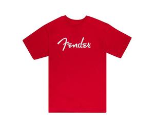 Fender Spaghetti Logo Men's T-Shirt (XX-Large, Dakota Red)