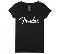 Fender Spaghetti Logo Womens Tee Black XL