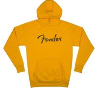 Fender Spaghetti Small Logo Zip Hoodie, BSB, M- Black Logo