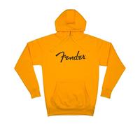 Fender Spaghetti Small Logo Zip Hoodie, BSB, S - Black Logo