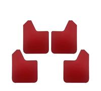 Fender Splash Guards For Car Pickup SUV Van Truck Rally Sport Mud Flaps Mudflaps Splash Guards Fender Flares Front Rear Car Accessories Front and Rear(4pcs red)