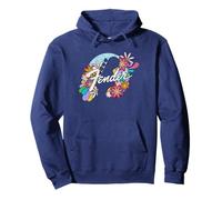 Fender Spring Time Flower Covered Guitar Silhouette Logo Pullover Hoodie