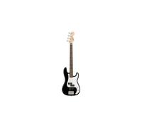 Fender Squier Electric Bass - Mini Precision Bass in Black, Comes with Free Virtual Lessons