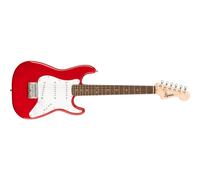 Fender Squier Electric Mini Stratocaster, Electric Guitar, Dakota Red, Ideal For Guitar Beginners, Comes with Free Virtual Lessons