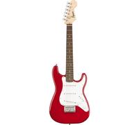 Fender Squier Electric Mini Stratocaster, Electric Guitar, Dakota Red, Ideal For Guitar Beginners, Comes with Free Virtual Lessons