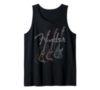 Fender Stacked Guitar Faded Logo Tank Top