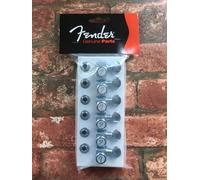 Fender Staggered Locking Tuners with Vintage Style Buttons, Modern 2 Pin Mount