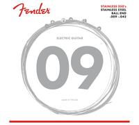 Fender Stainless 350s Guitar Strings Stainless Steel Ball End 350L Gauges .009-.042