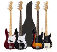 Fender Standard Precision Bass Bundle and Gig Bag or Case