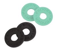 Fender Fender Strap Blocks Belt Safety System Pack of 4 Black/Surf Green, (990819020)