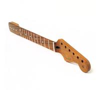 Fender Strat Replacement Neck Roasted Maple & Pau Ferro 9.5" 21 Frets | Drop-in Strat neck upgrade, roasted maple, pau ferro fingerboard, 9.5" radius, 21 medium jumbo frets, smooth playability