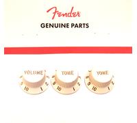 Fender Stratocaster White Knob Set 099-2035-000
