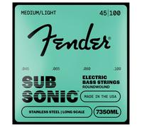Fender SubSonic 7350ML Bass Strings Stainless Steel Long Scale Gauges .045-.100 (4)