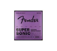 Fender Super 250 Guitar Strings for Electric Guitar, Nickel Plated Steel, Ball End, 250RH Gauges .010-.052, (6)