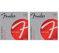 Fender Super Bullet® Strings for Electric Guitar, Nickel Plated Steel, Bullet End, 3250R Gauges .010-.046, (6) (Pack of 2)